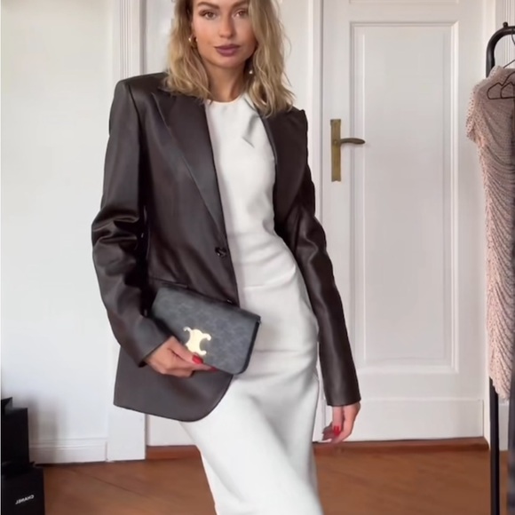 ZARA Crepe Midi Dress - Picture 3 of 12